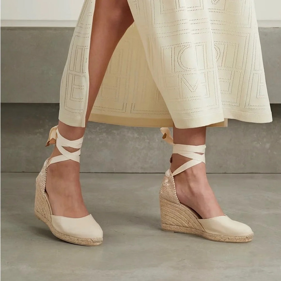 Castaner Shoes - Castaner Carina Espadrilles-Ivory-Women’s 7-Cream-Bridal-Wedding-Bridesmaid-NEW